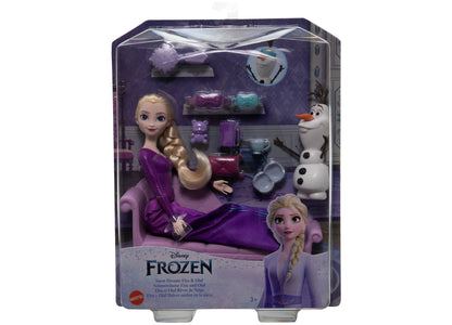 Disney Frozen Snow Dreams Elsa Doll with Olaf and Nighttime Accessories