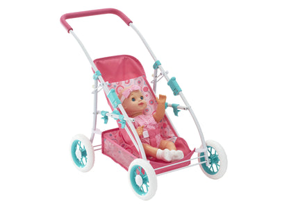 You & Me Versatile Convertible Doll Pram for 12-16 Inch Dolls