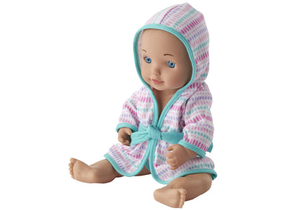 You & Me 12-inch Bath Time Baby Doll with Cozy Robe