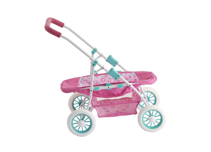 You & Me Versatile Convertible Doll Pram for 12-16 Inch Dolls