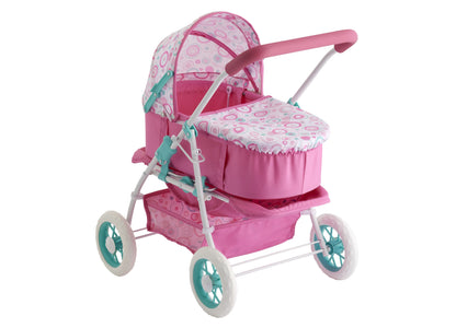 You & Me Versatile Convertible Doll Pram for 12-16 Inch Dolls