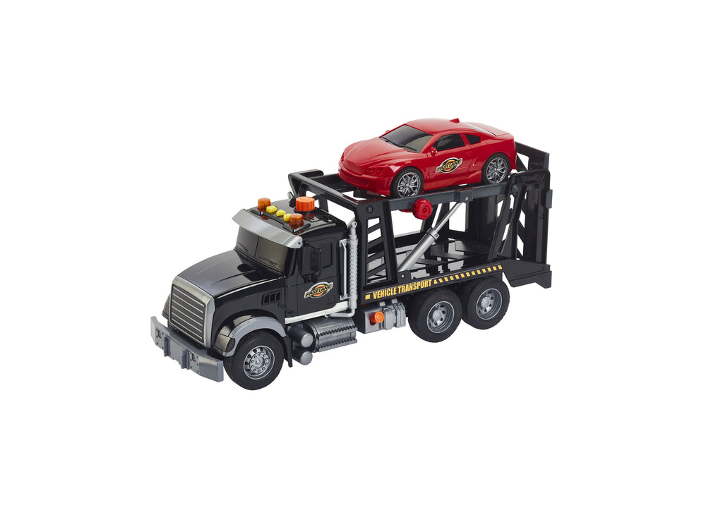 Fast Lane Light & Sound Car Transporter with Bonus Vehicle