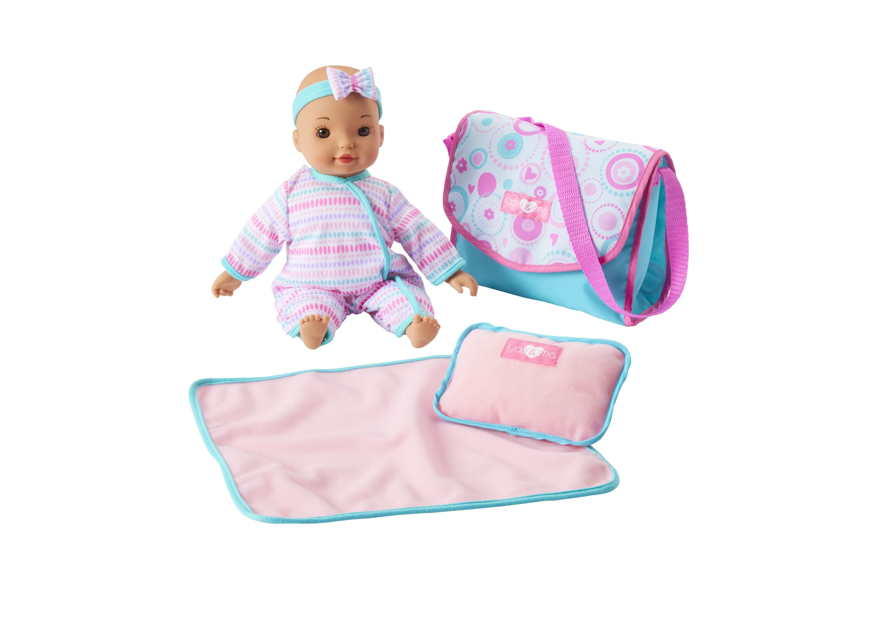 Baby Girl store Doll New Born You and Me Pink Baby’s First Day Baby Set