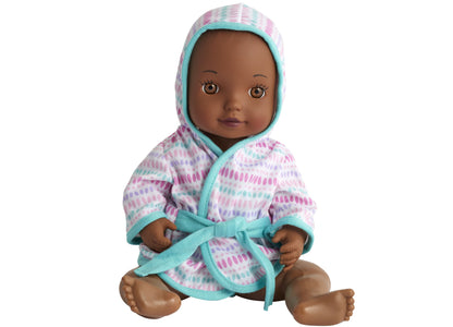 You & Me 12 inch Bath Time Baby Doll - Robed and Ready!