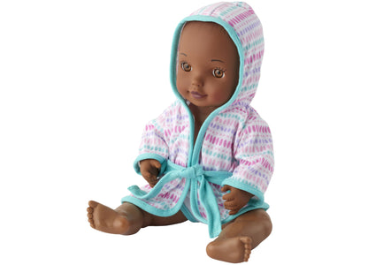 You & Me 12 inch Bath Time Baby Doll - Robed and Ready!