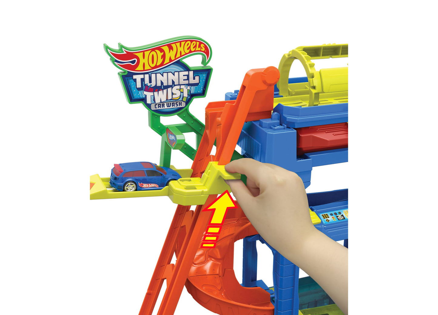 Hot Wheels City Tunnel Twist Car Wash Color Shifters Vehicle