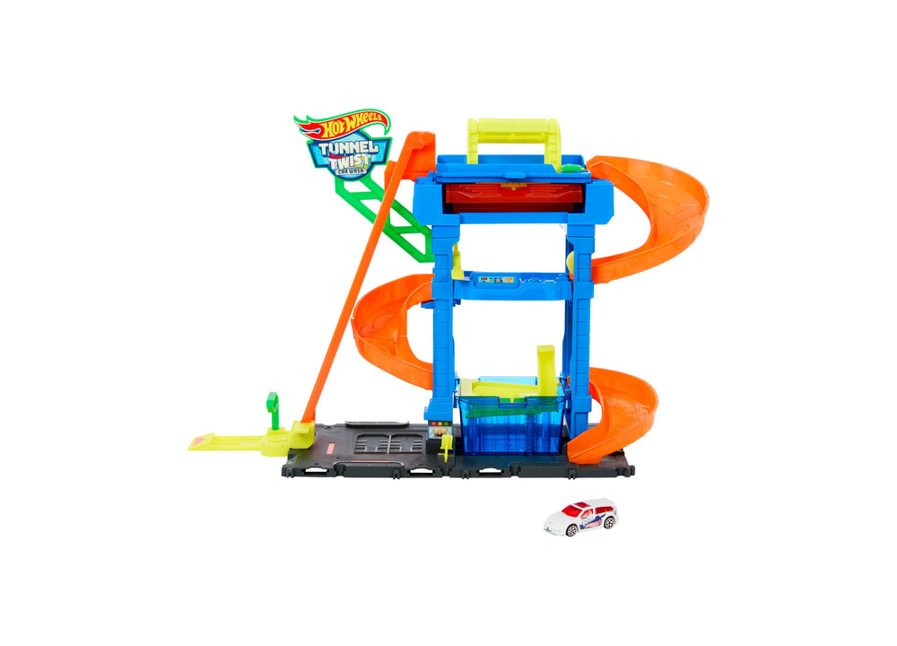 Hot Wheels City Tunnel Twist Car Wash Color Shifters Vehicle