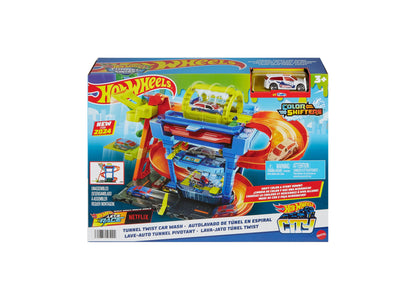 Hot Wheels City Tunnel Twist Car Wash Color Shifters Vehicle