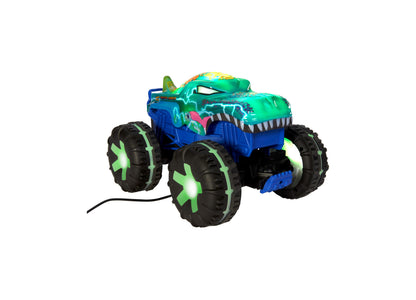 Hot Wheels Monster Trucks 1:15 Scale Remote-Control Vehicle - Glow-in-the-Dark Thrasher