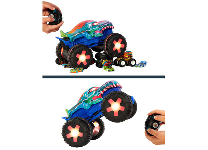 Hot Wheels Monster Trucks 1:15 Scale Remote-Control Vehicle - Glow-in-the-Dark Thrasher