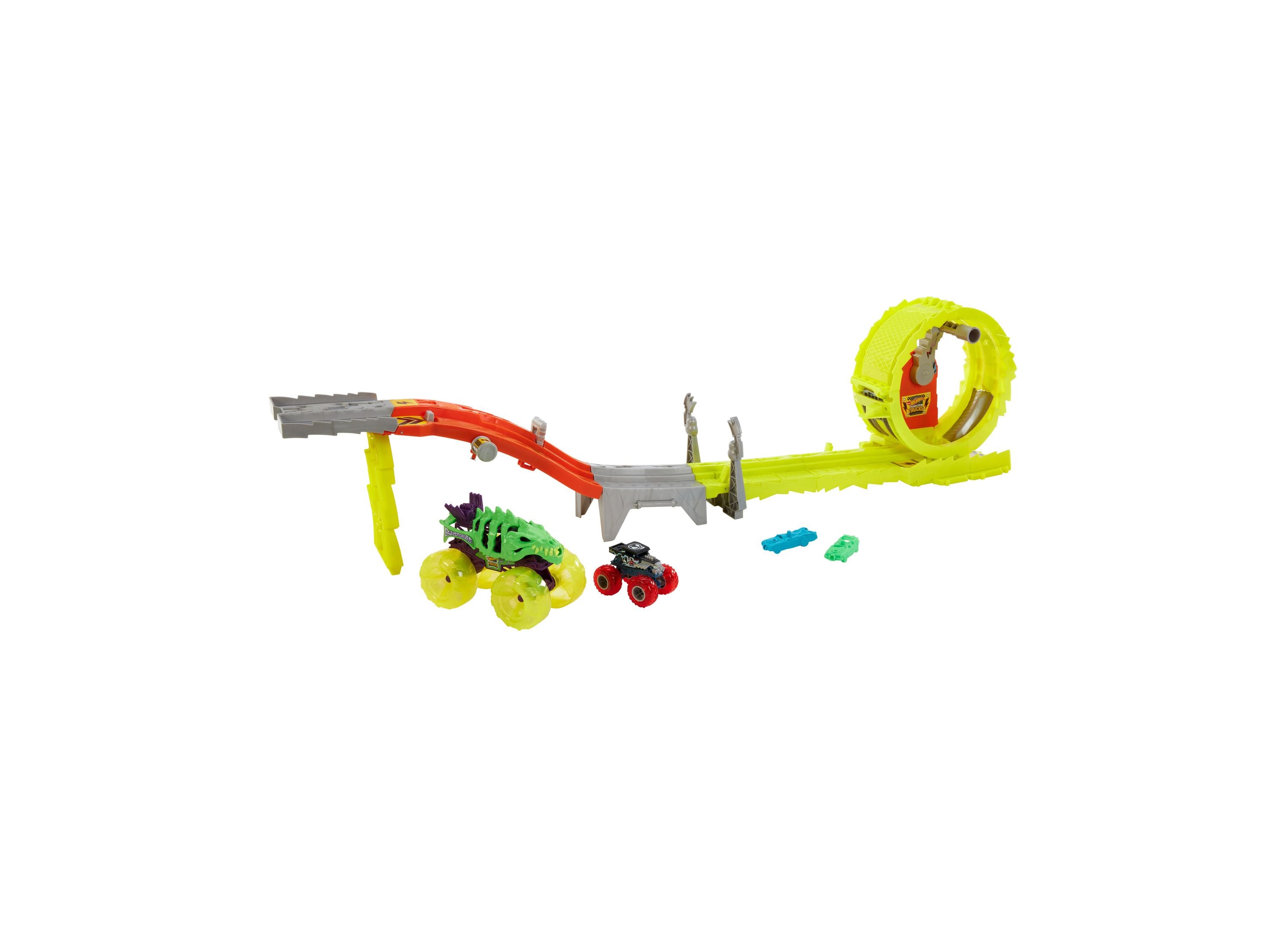 Hot Wheels Monster Trucks Race and Chase Challenge Playset Toys R Us