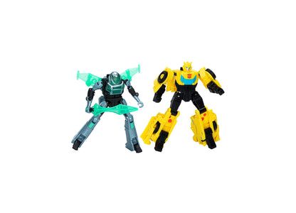 Transformers EarthSpark Cyber-Combiner Bumblebee and Mo Malto Action Figure