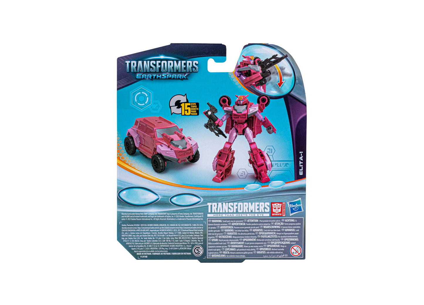 Transformers EarthSpark 5-Inch Warrior Elita-1 Action Figure