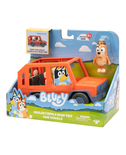 Bluey Heeler Family Raod Trip 4WD Vehicle S11