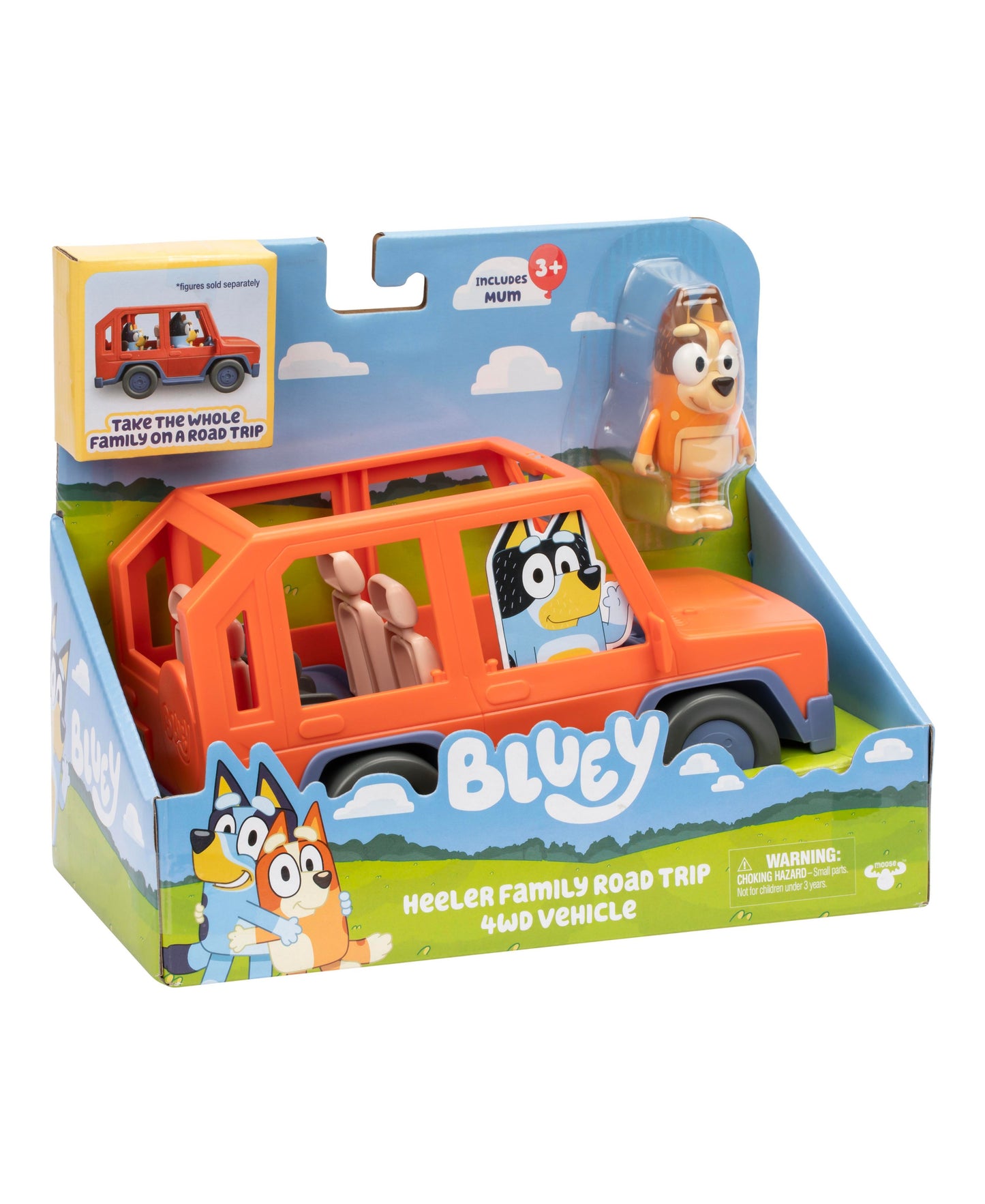 Bluey Heeler Family Raod Trip 4WD Vehicle S11