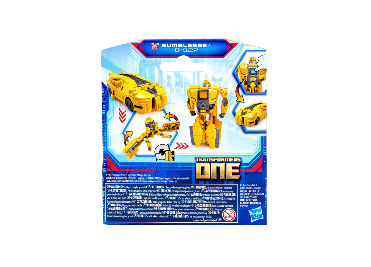 Transformers One Cog Changer Bumblebee B-127 Action Figure