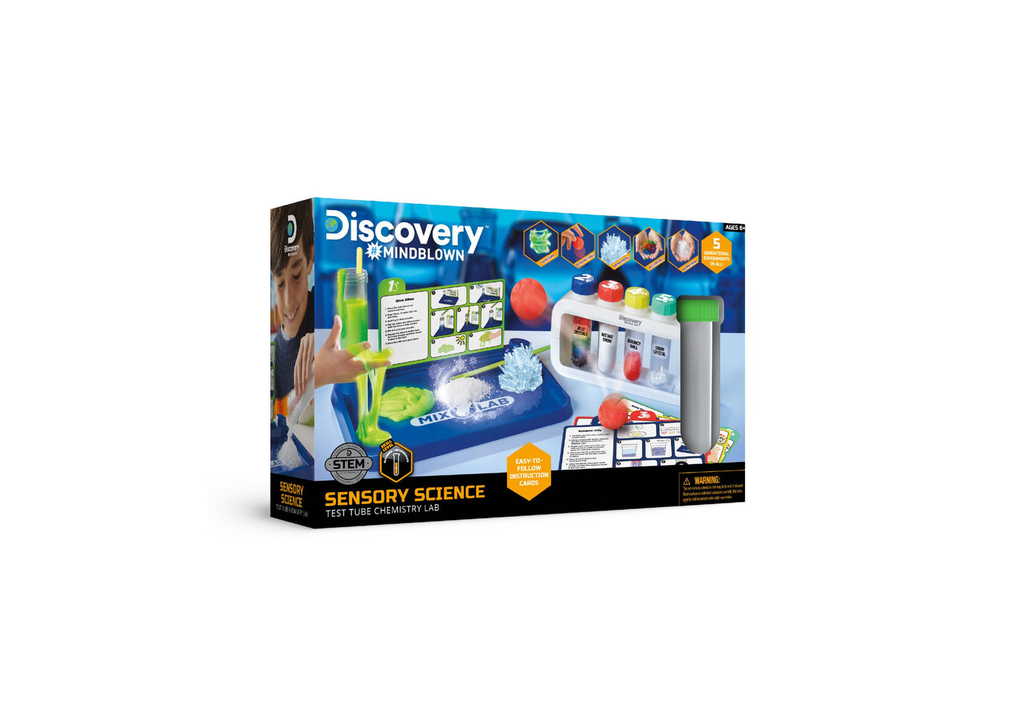 Discovery #MINDBLOWN Sensory Science Test Tube Chemistry Lab Kit