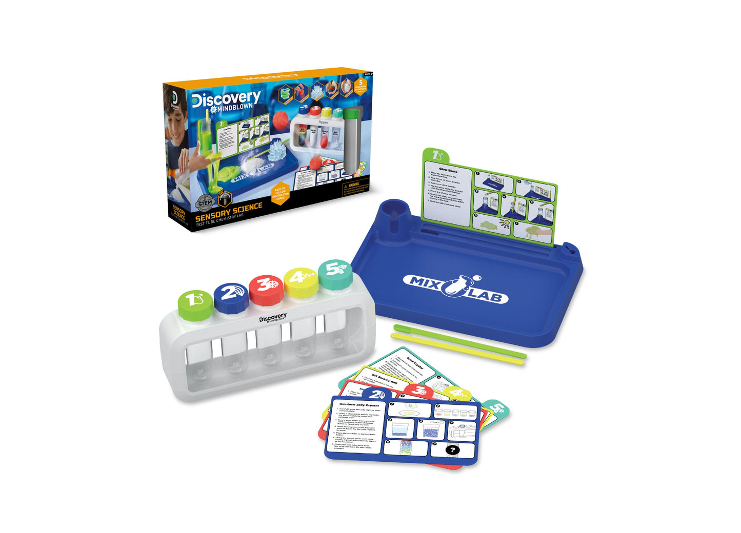 Discovery #MINDBLOWN Sensory Science Test Tube Chemistry Lab Kit