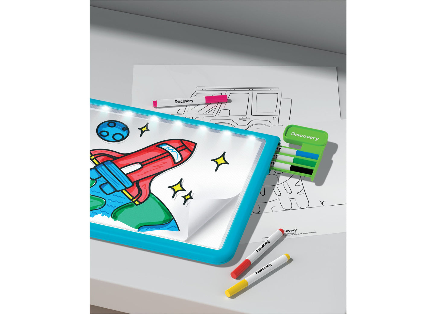 Discovery Kids Glow Tracing Light-Up Art Tablet