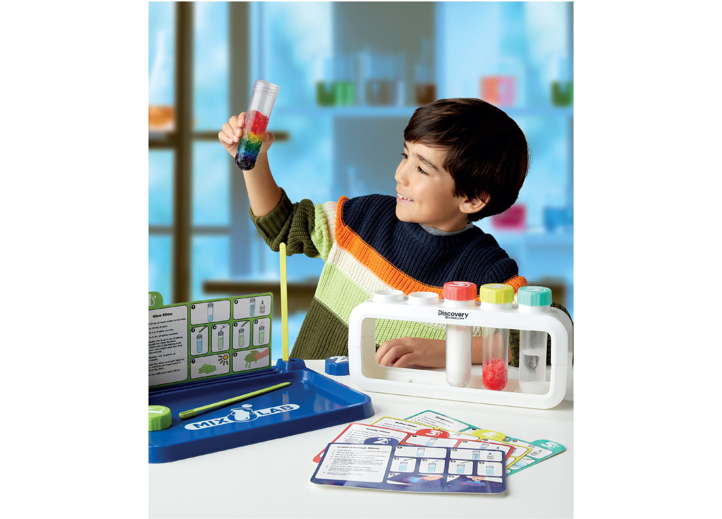 Discovery #MINDBLOWN Sensory Science Test Tube Chemistry Lab Kit