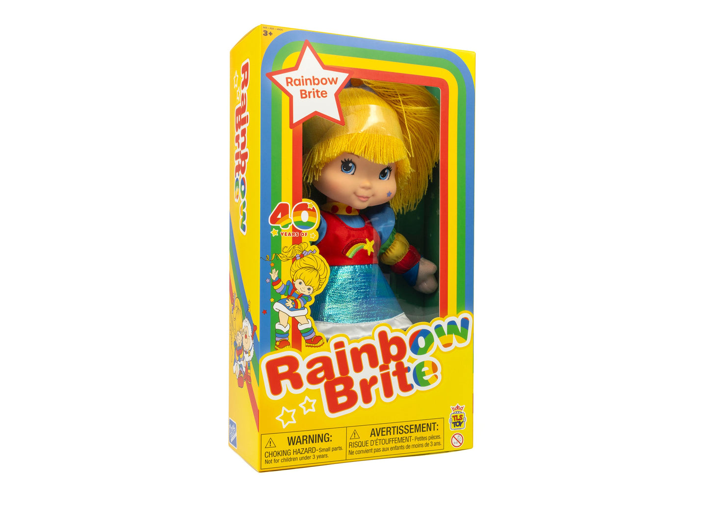 Rainbow Brite Classic 12 inch Plush Doll with Color Belt