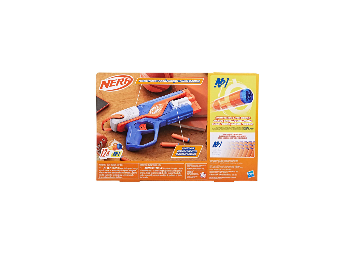 Nerf N Series Agility Blaster - High Precision Dart Launcher