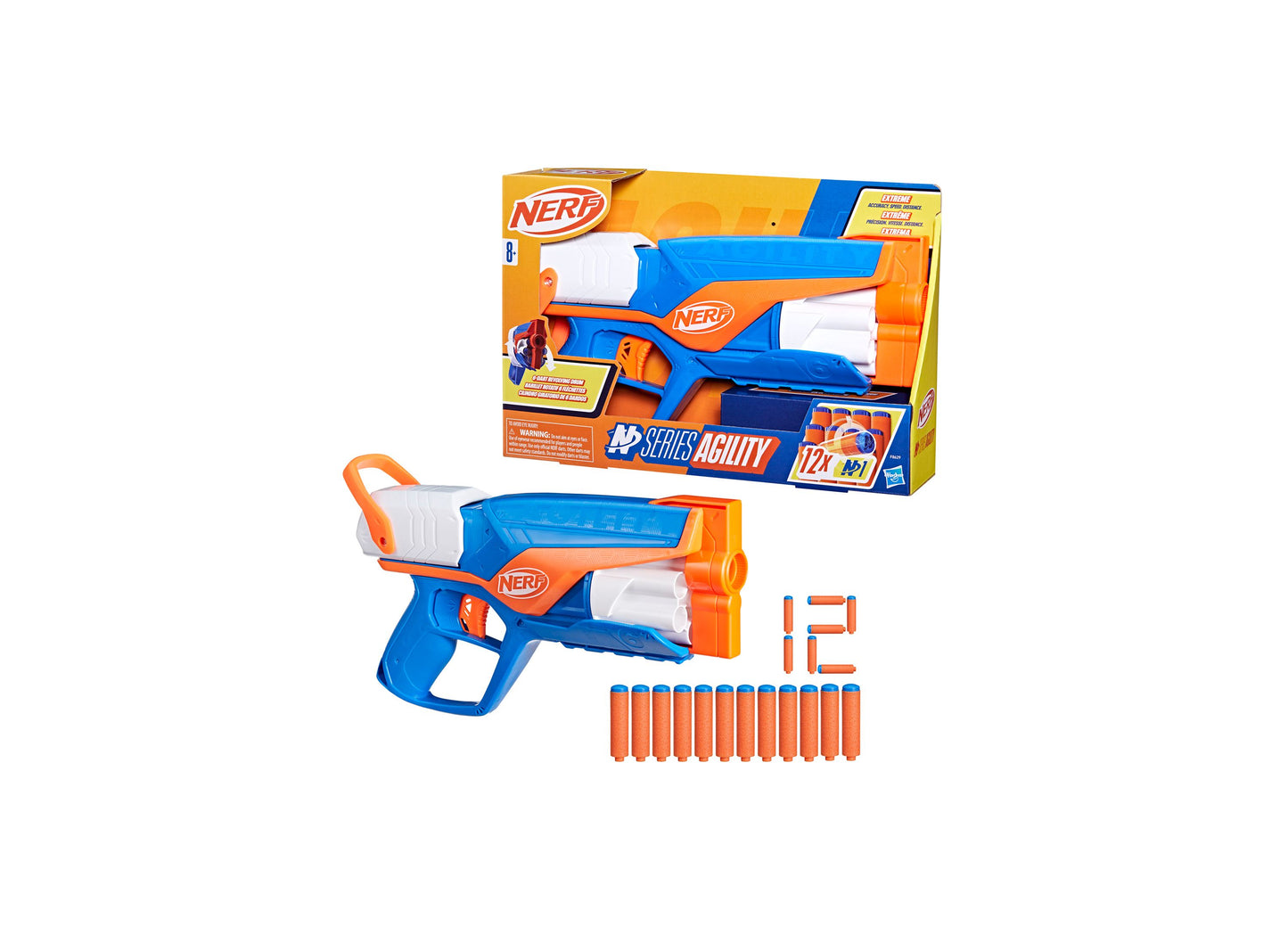 Nerf N Series Agility Blaster - High Precision Dart Launcher