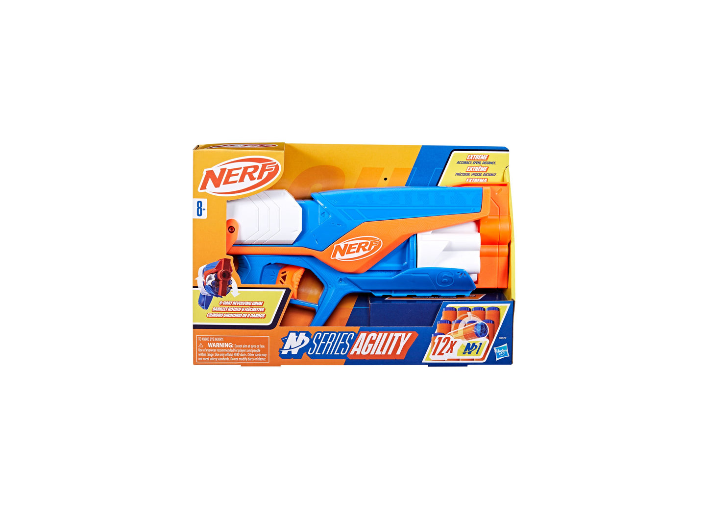 Nerf N Series Agility Blaster - High Precision Dart Launcher