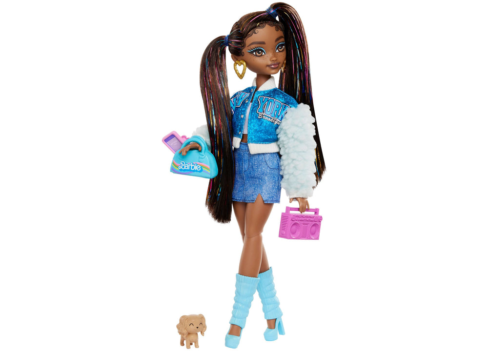 Barbie Dream Besties Barbie Brooklyn Fashion Doll with 8 Video Music Themed Accessories