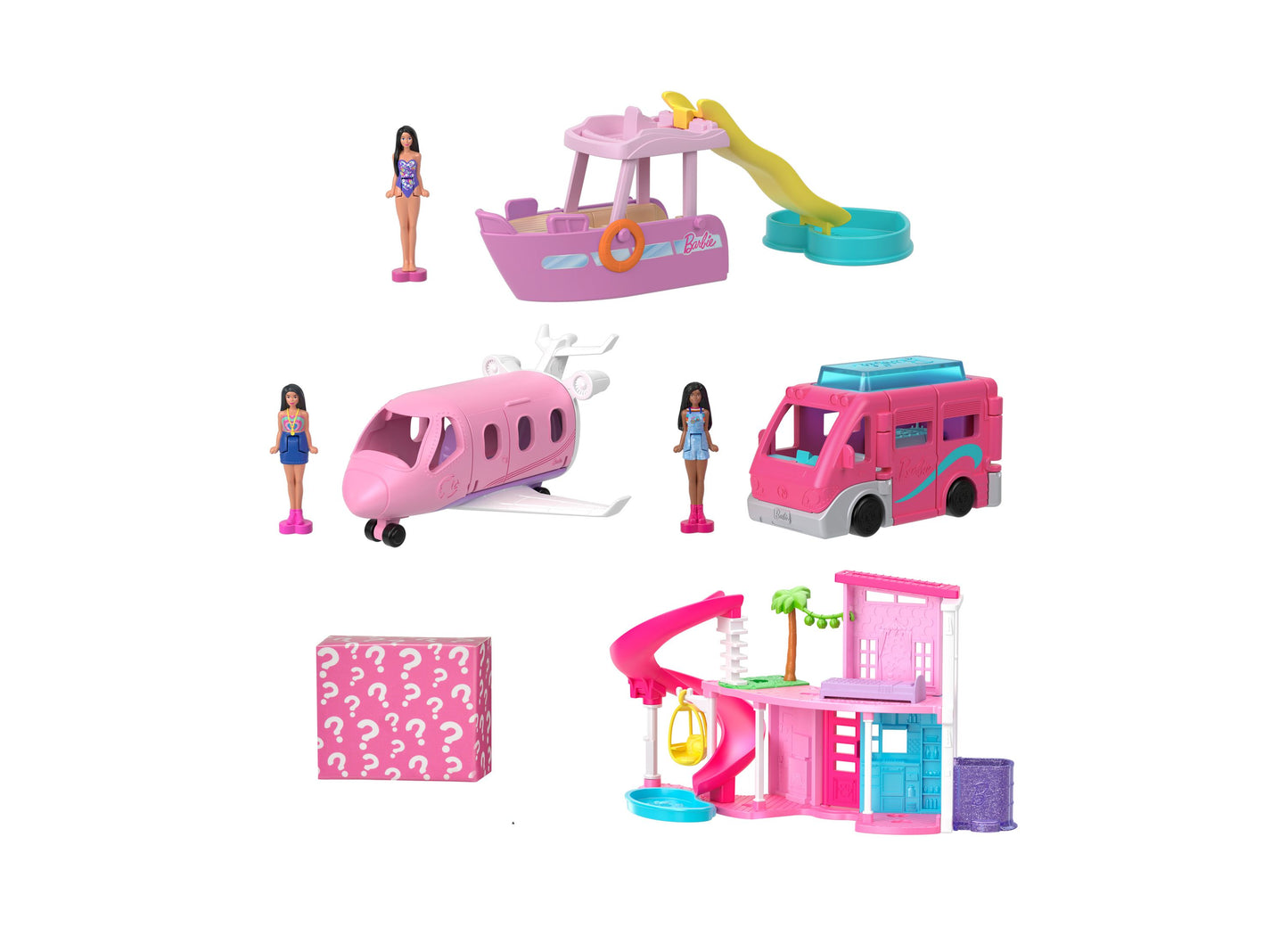 Barbie Mini BarbieLand DreamHouse 3-Vehicle Playset