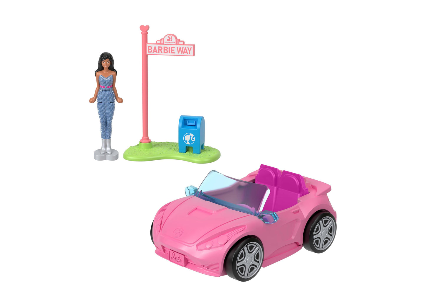 Barbie Mini BarbieLand 4-Pack Doll Vehicle Set