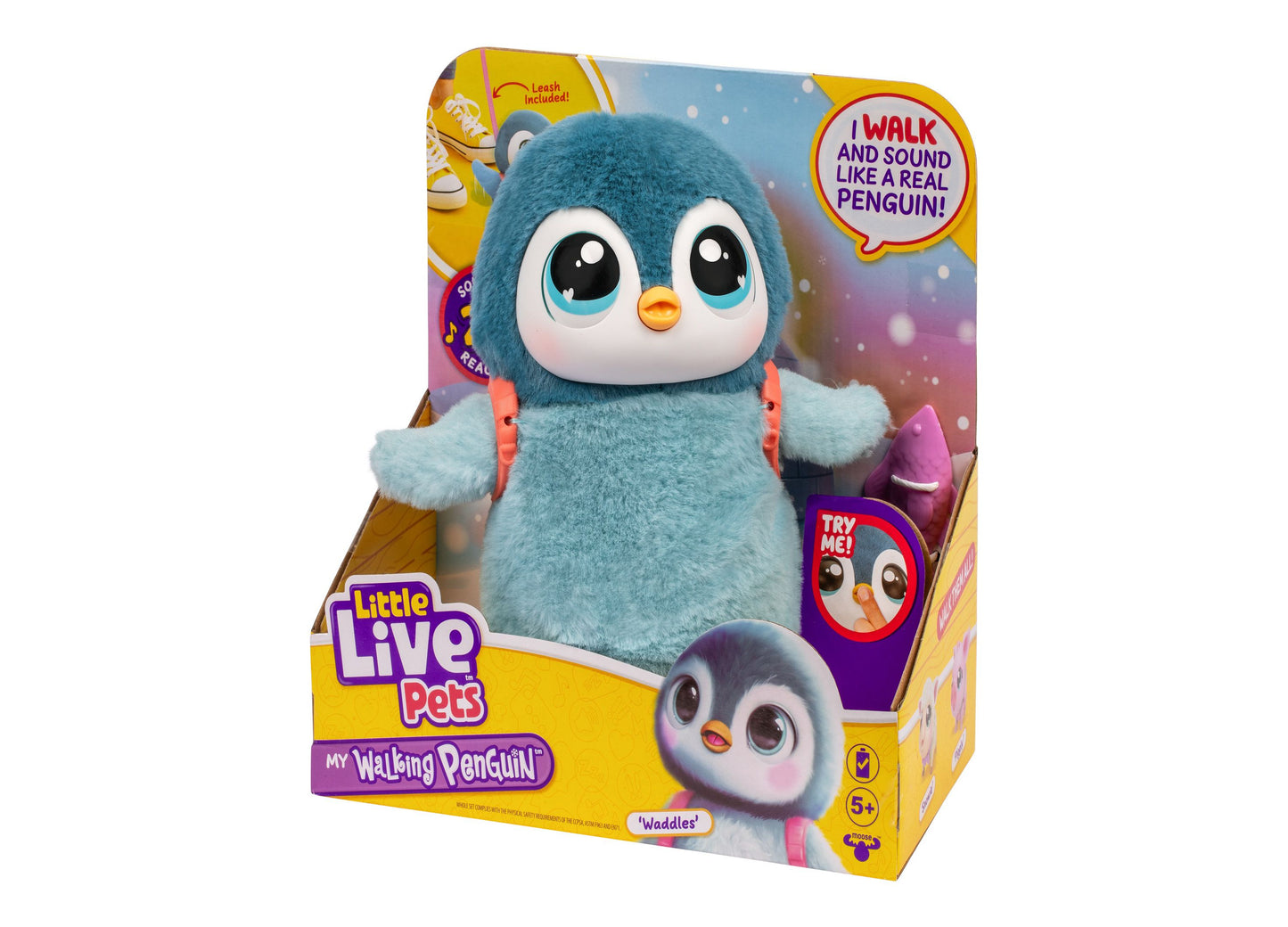 Little Live Pets My Walking Penguin - Waddles the Interactive Buddy