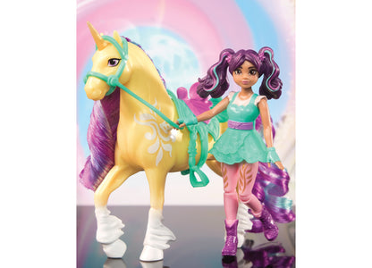 Unicorn Academy Ava & Leaf Set with Riding Accessories