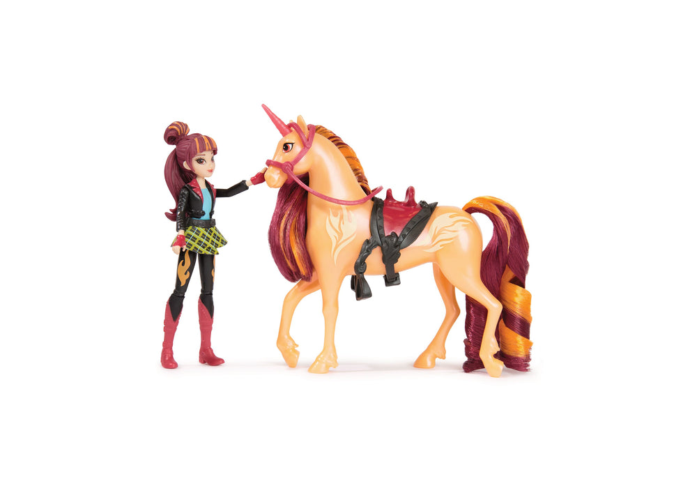 Unicorn Academy Valentina & Cinder Riding Playset