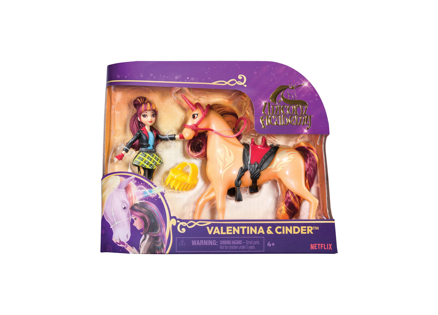 Unicorn Academy Valentina & Cinder Riding Playset