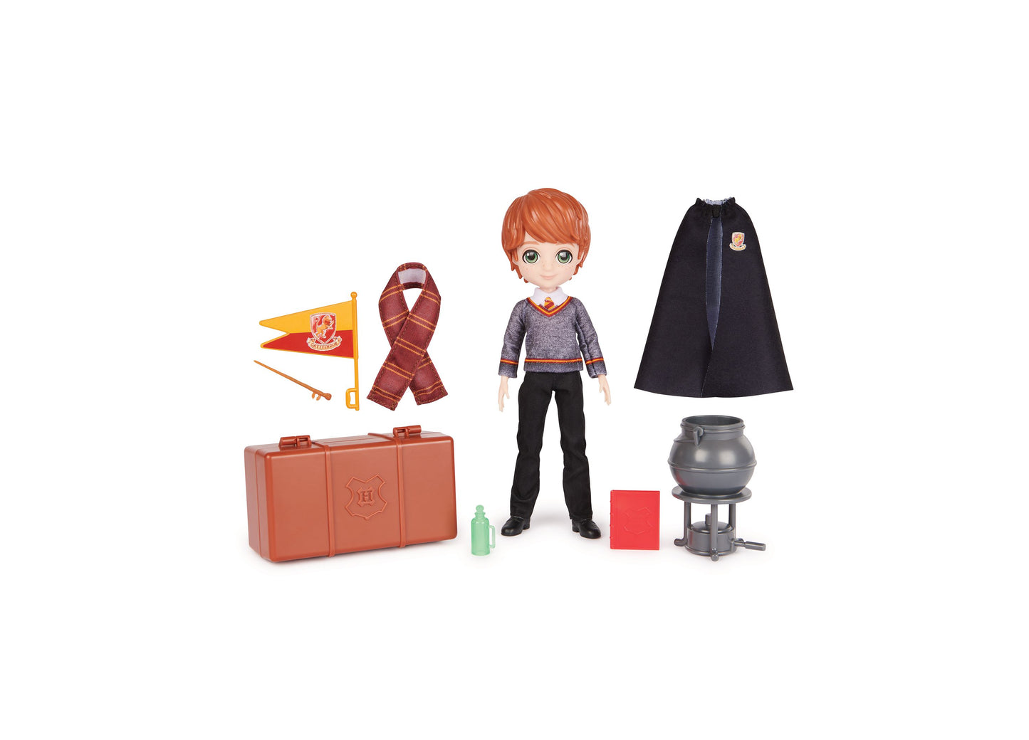 Wizarding World 8-inch Ron Weasley Collectible Doll with Accessories