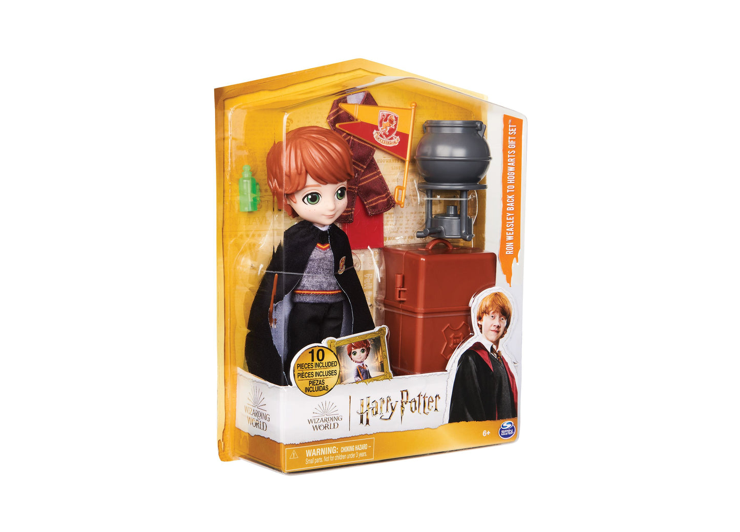 Wizarding World 8-inch Ron Weasley Collectible Doll with Accessories