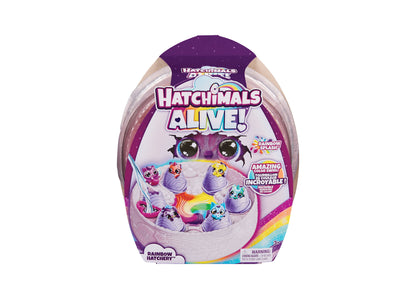 Hatchimals Alive Rainbow Hatchery Playset