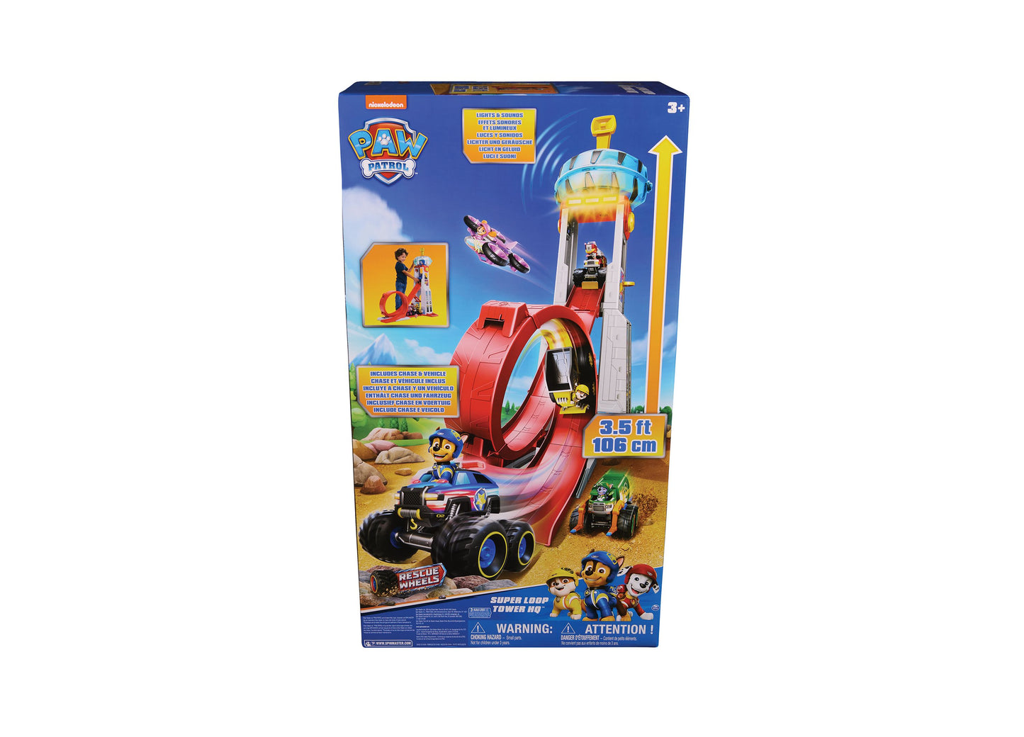 Paw Patrol Rescue Wheels Super Loop Tower Chase Action Figure