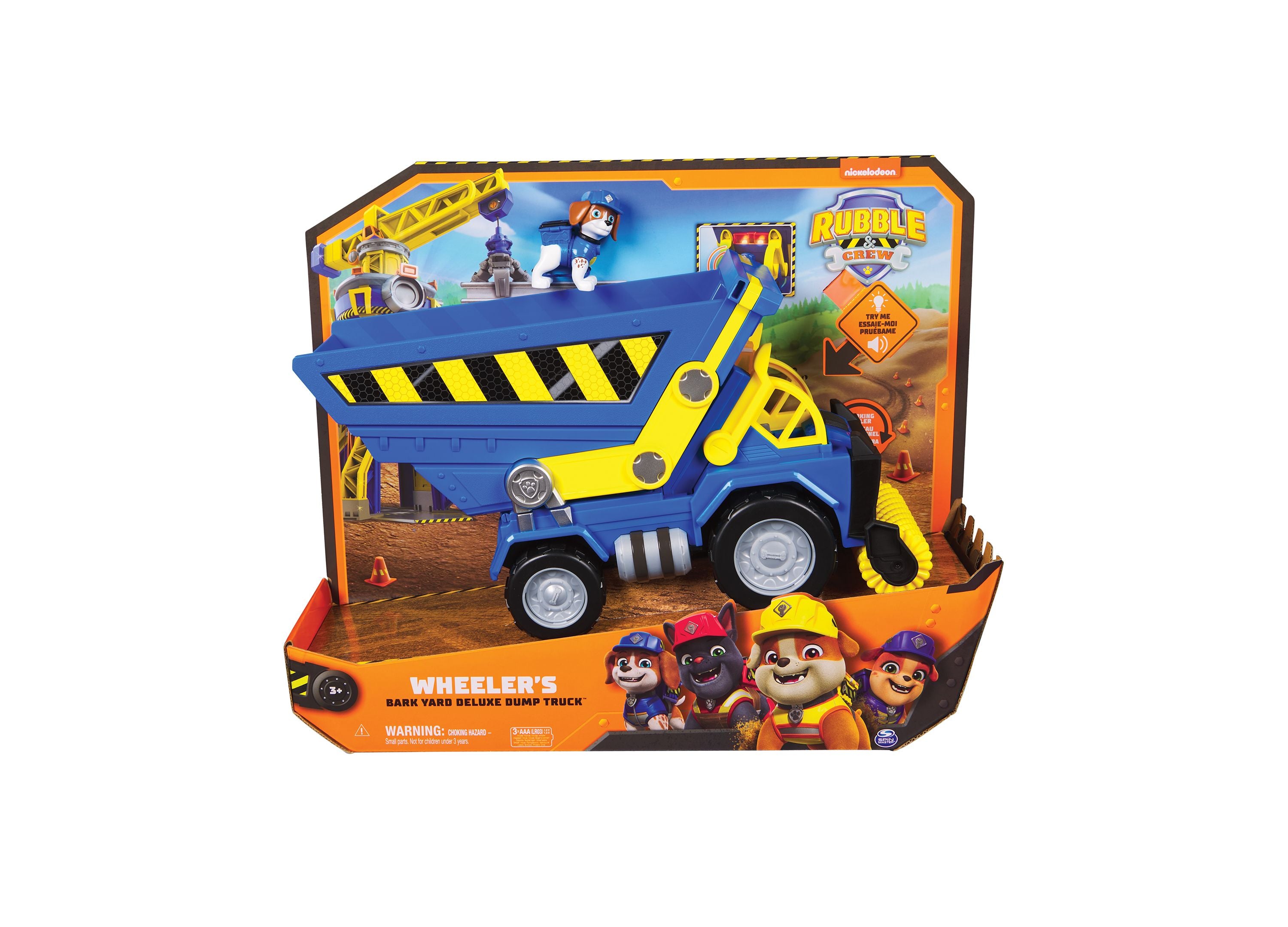 Rubble Crew Bark Yard Deluxe Dump Truck with Sounds Lights Toys R Us