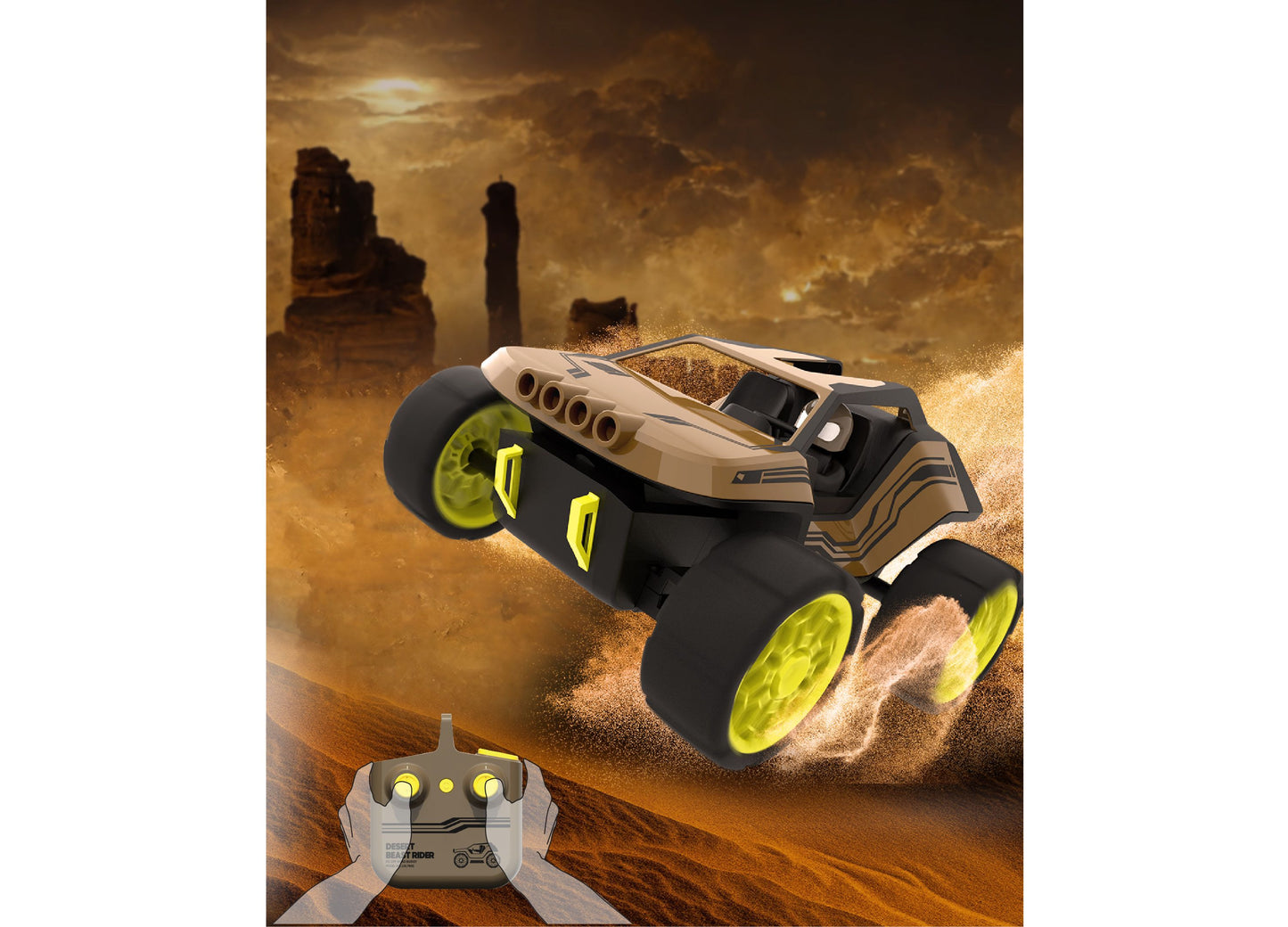 Sharper Image Desert Beast Rider Remote Control Off-Road Buggy