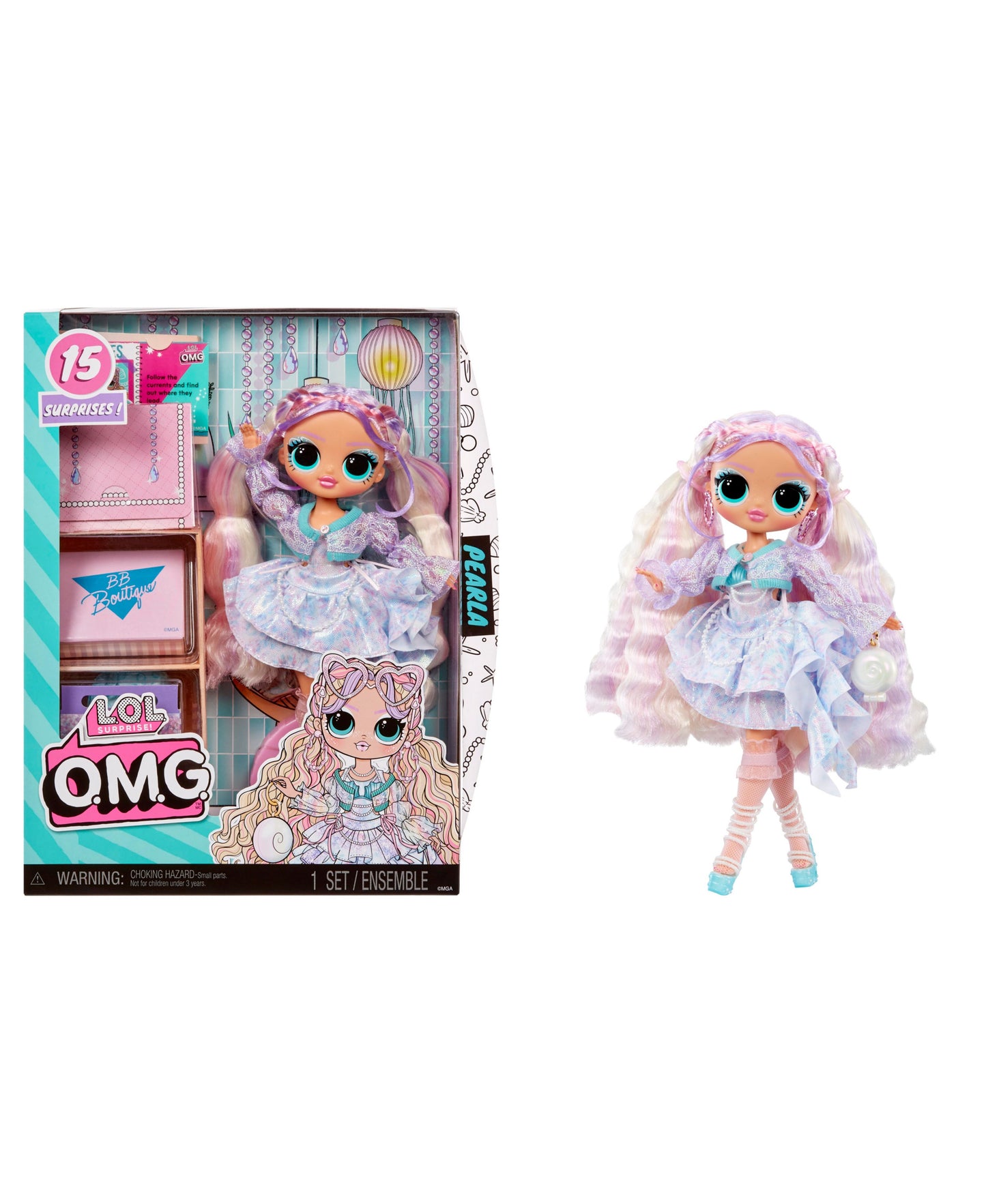 LOL Surprise! OMG Pearla Fashion Doll - Mermaid Fashionista