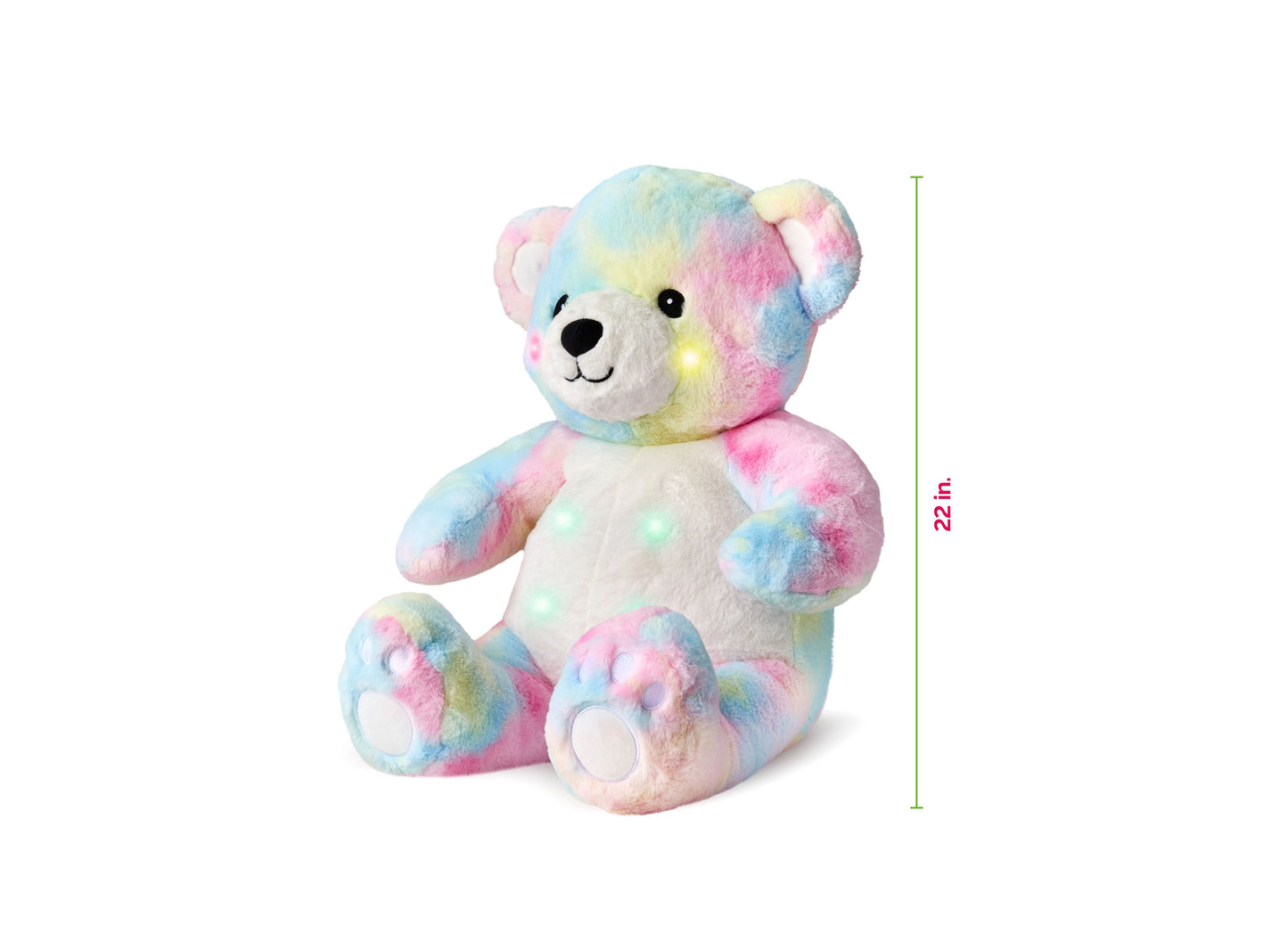 Geoffrey's Toy Box LED Light-Up Plush Bear