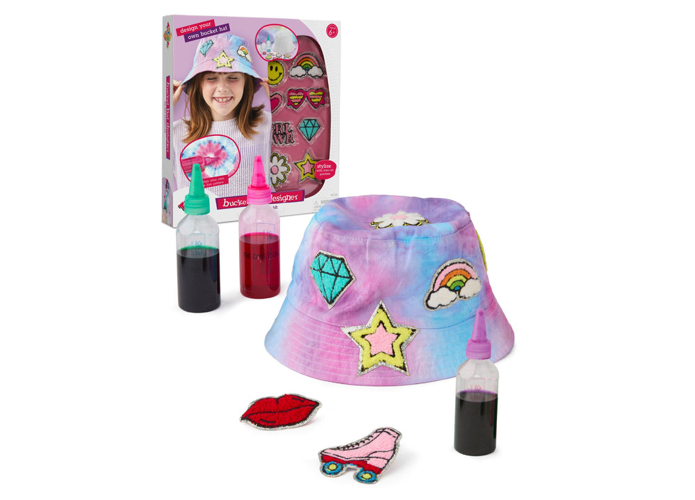 Geoffrey's Toy Box Tie Dye Bucket Hat Creation Kit - Multicolor