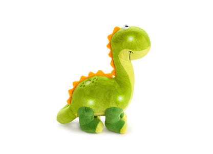 Geoffrey's Toy Box 24 inch Light-Up LED Brontosaurus Plush - Green