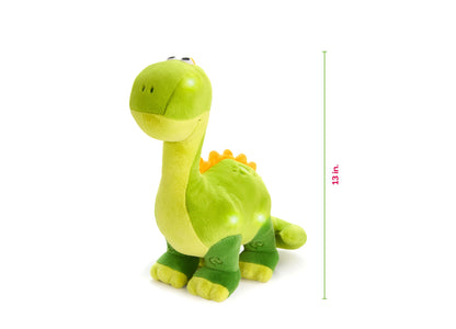 Geoffrey's Toy Box 24 inch Light-Up LED Brontosaurus Plush - Green