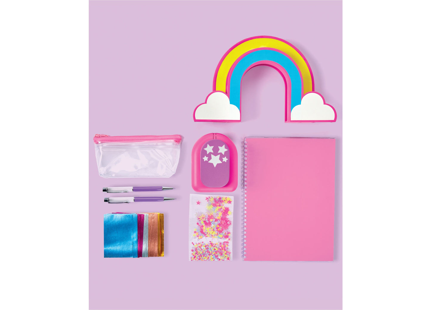 Geoffrey's Toy Box DIY Rainbow Confetti Station Sparkle Maker Kit