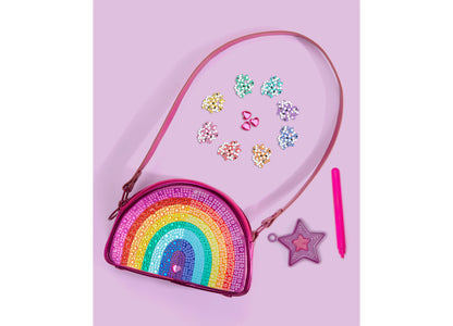 Geoffrey's Toy Box DIY Rainbow Bling Purse Diamond Painting Kit