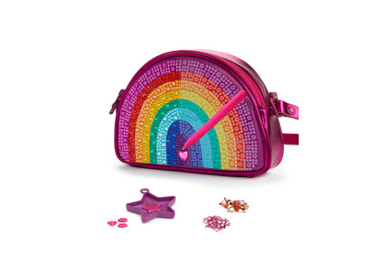 Geoffrey's Toy Box DIY Rainbow Bling Purse Diamond Painting Kit