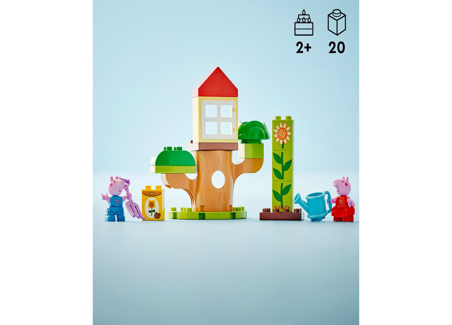 LEGO® Duplo Peppa Pig Garden and Tree House Building Set for Toddler 10431, 20 Pieces